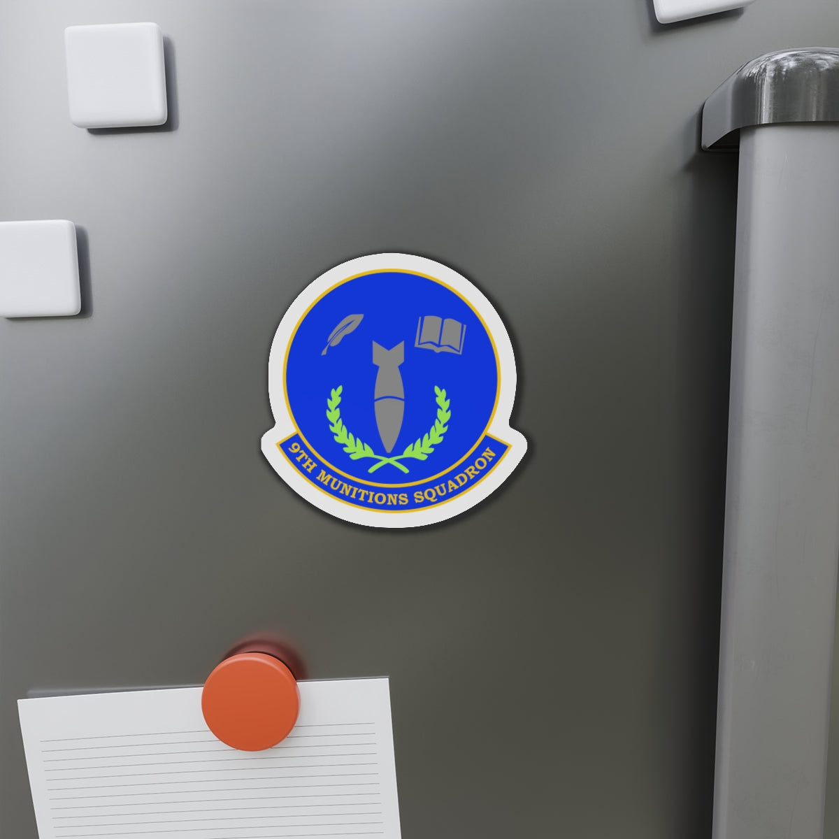 Die-Cut Magnet - USAF - 9th Munitions Squadron wo txt X 300