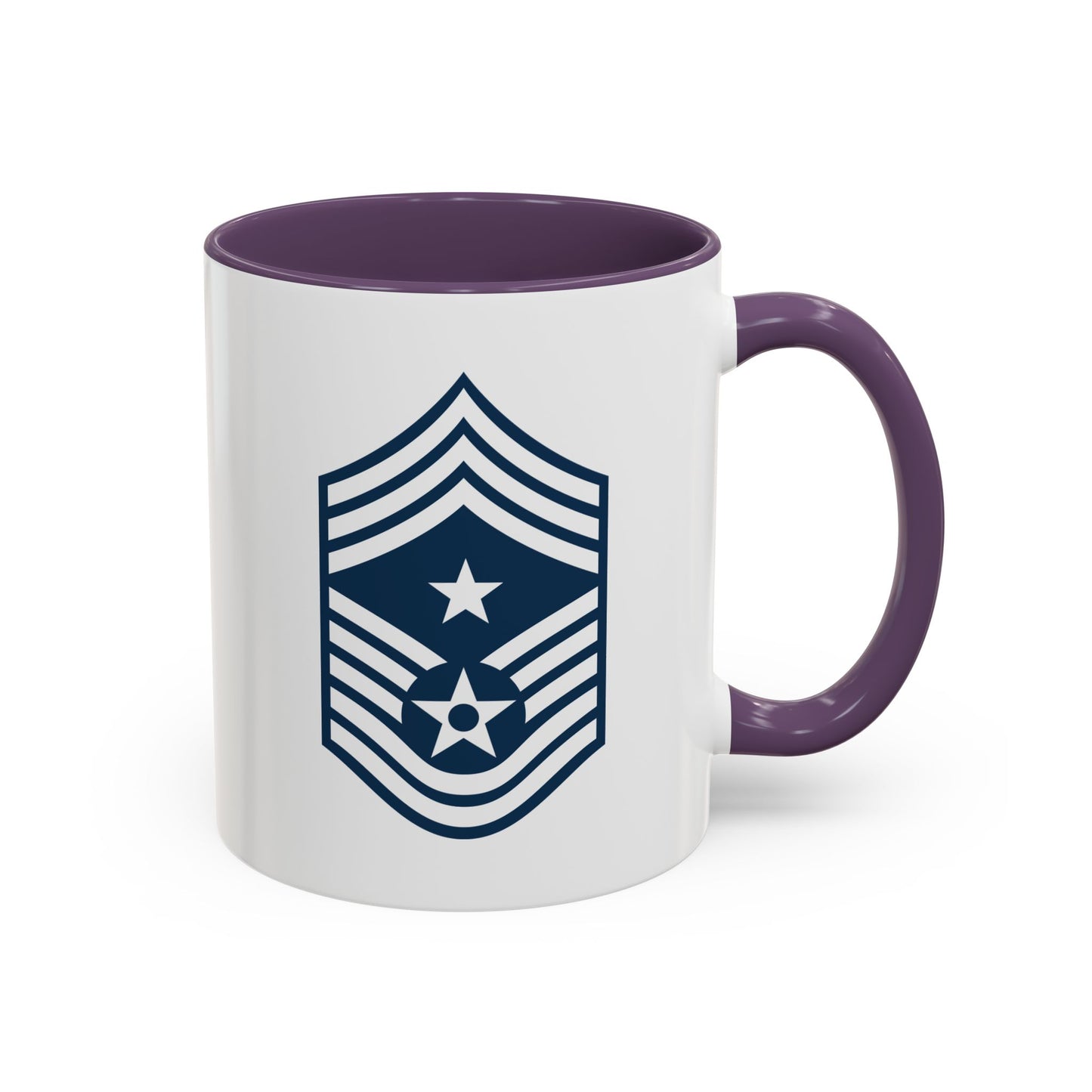 Accent Coffee Mug (11oz & 15oz) - USAF - Command Chief Master Sergeant (E9c) - 2020