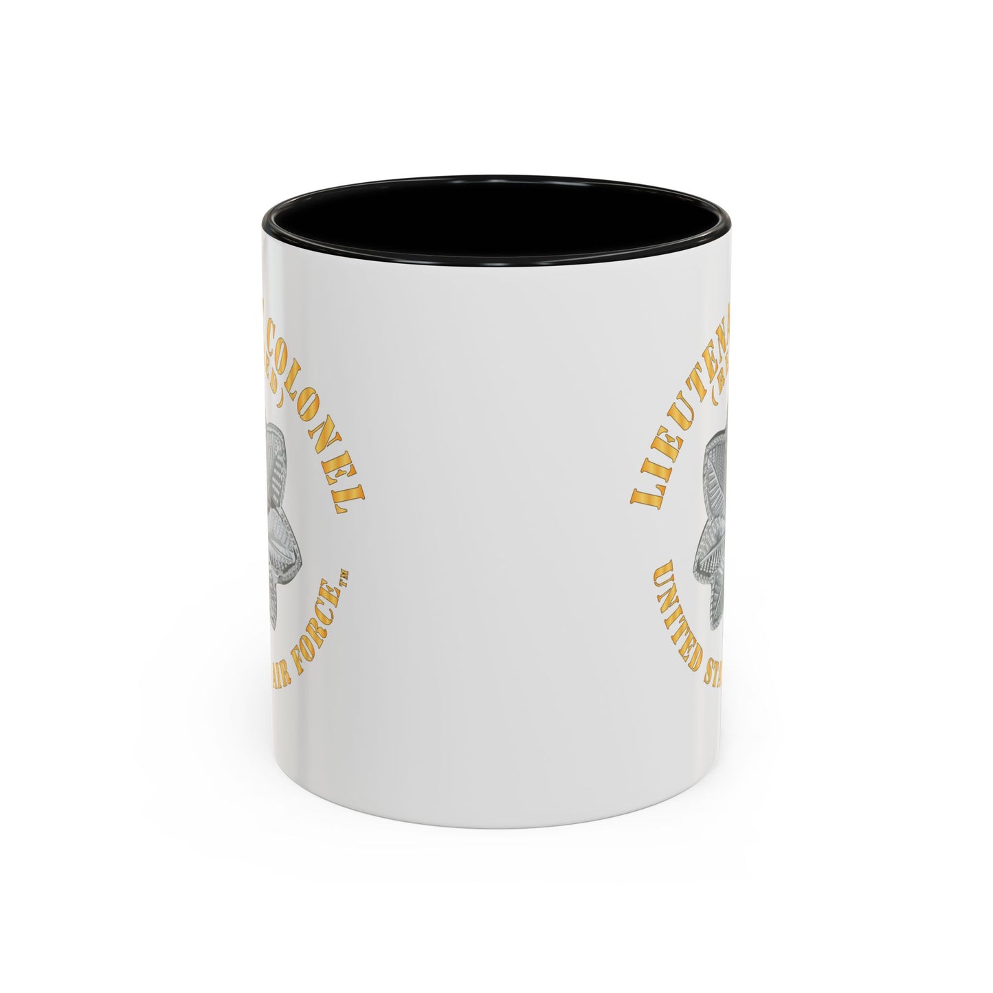 Accent Coffee Mug (11oz & 15oz) - USAF - Lieutenant Colonel - LTC - Retired - TM X 300