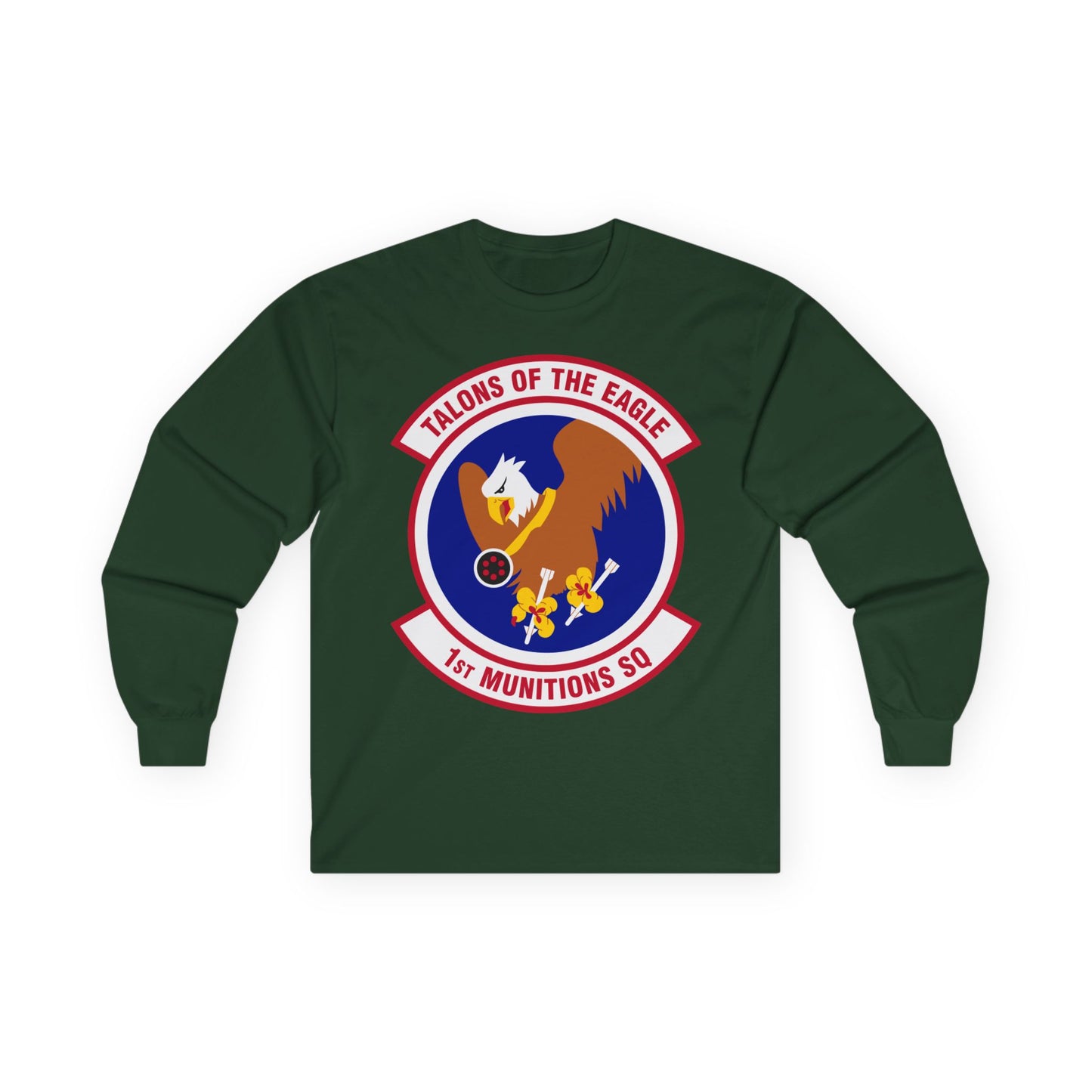 Unisex Ultra Cotton Long Sleeve Tee - USAF - 1st Munitions Squadron (ACC) wo txt