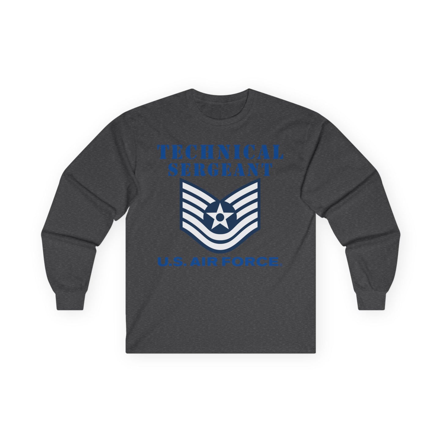 Unisex Ultra Cotton Long Sleeve Tee - USAF - Technical Sergeant (E6) - 2020 - US Air Force w Text X 300