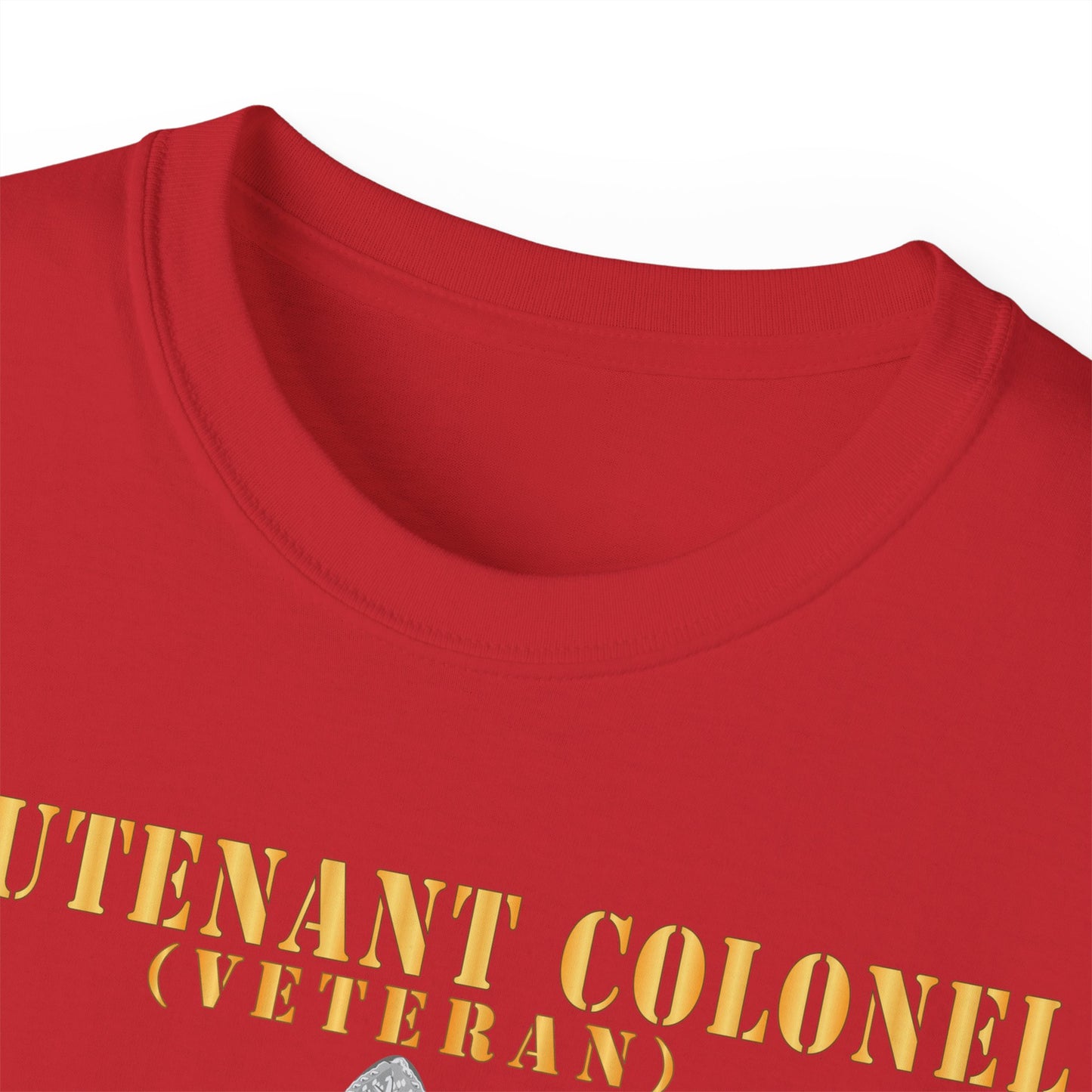 Unisex Ultra Cotton Tee - USAF - Lieutenant Colonel - LTC - Veteran - Flat - TM X 300