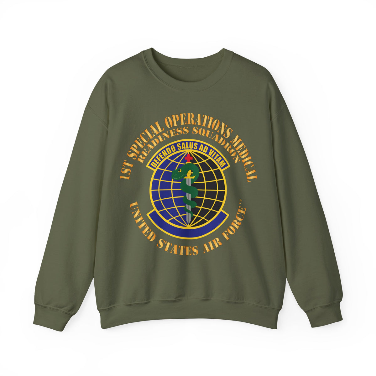 Crewneck Sweatshirt - USAF -  1st Special Operations Medical Readiness Squadron