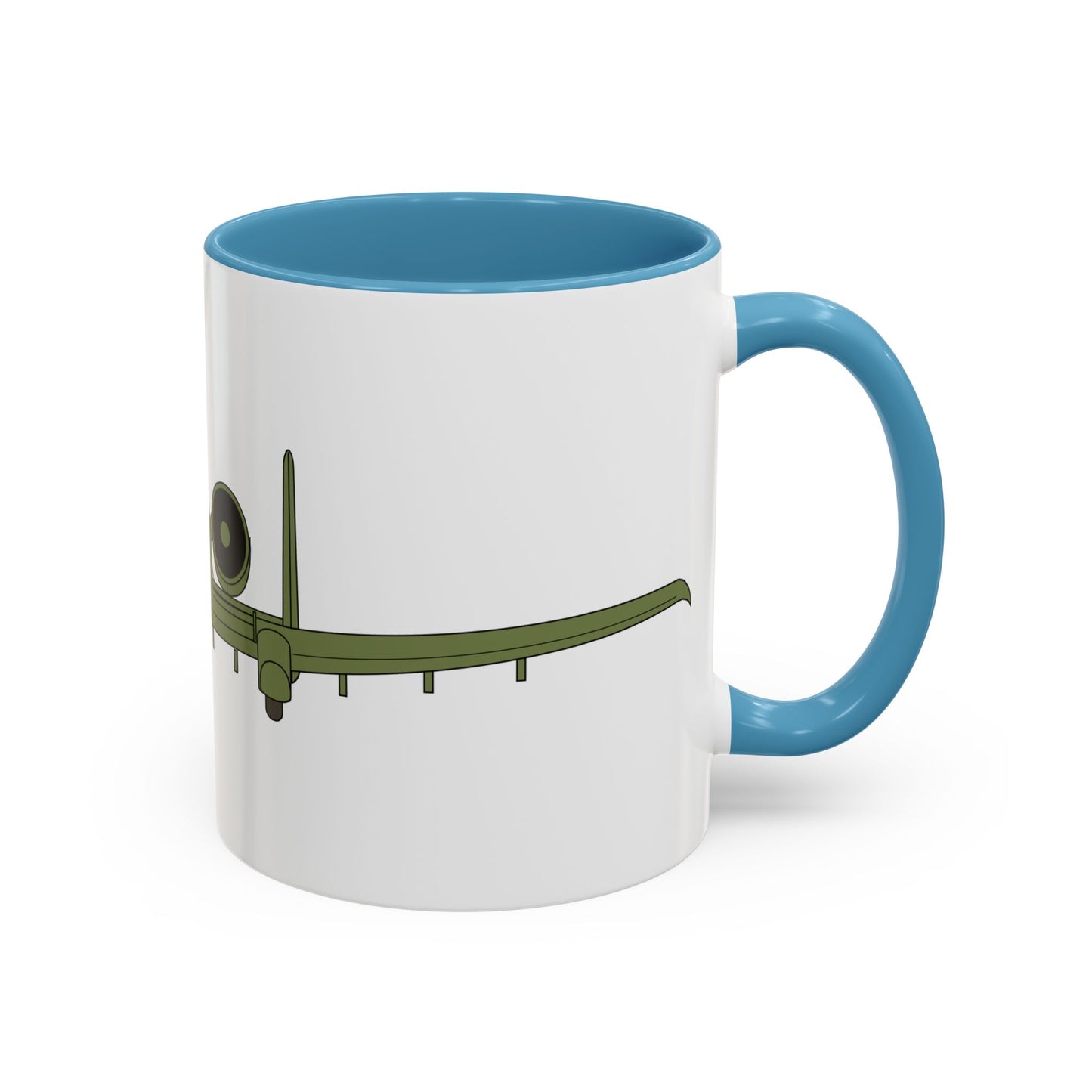 Accent Coffee Mug (11oz & 15oz) - Aircraft - USAF - A-10 Thunderbolt II - Front X 300