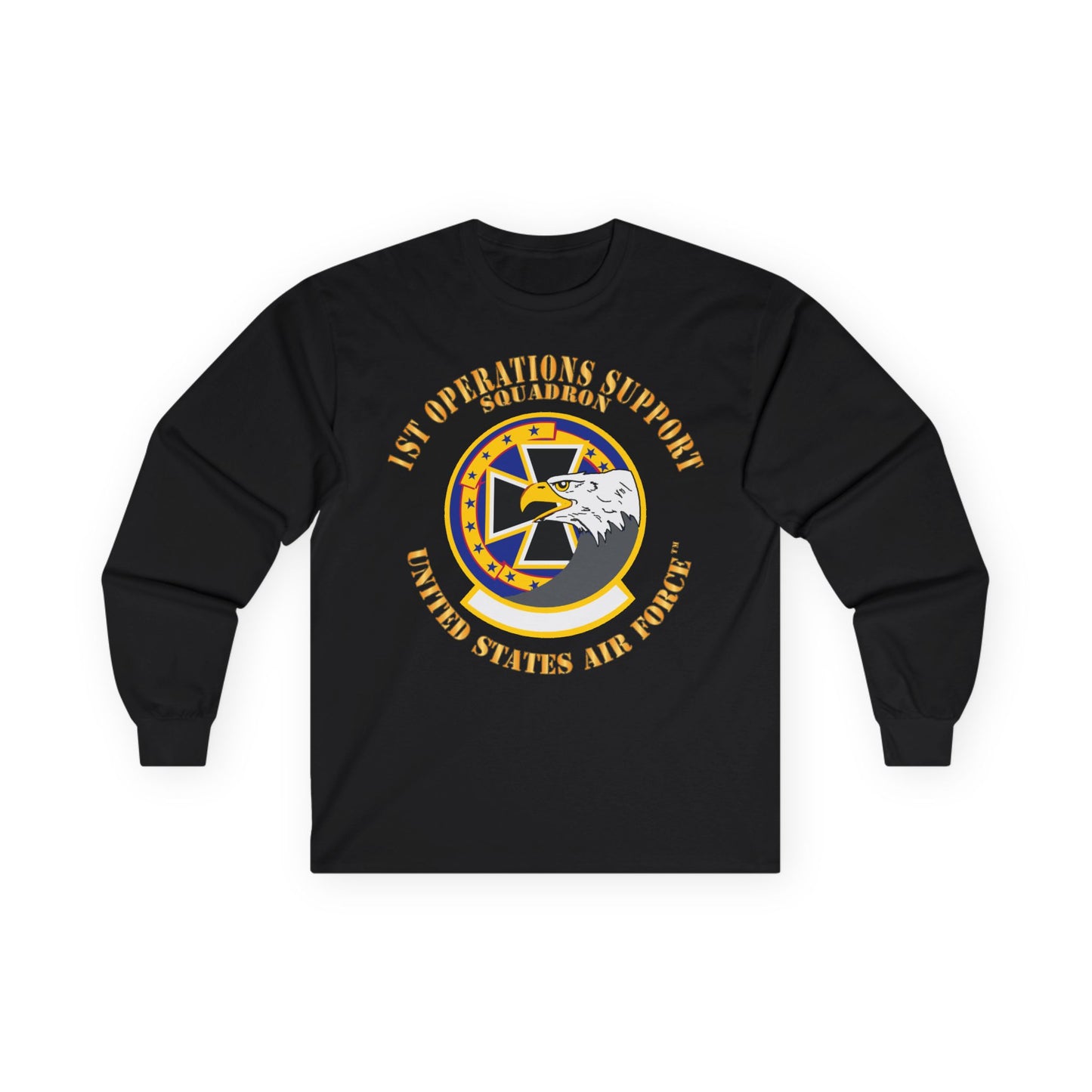 Unisex Ultra Cotton Long Sleeve Tee - USAF - 1st Operations Support Squadron