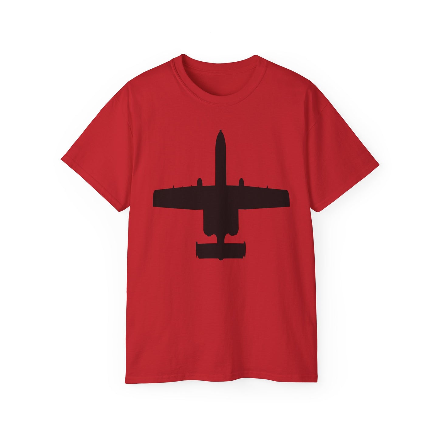 Unisex Ultra Cotton Tee - Aircraft - USAF - A-10 Thunderbolt II - Top - Silhouette X 300
