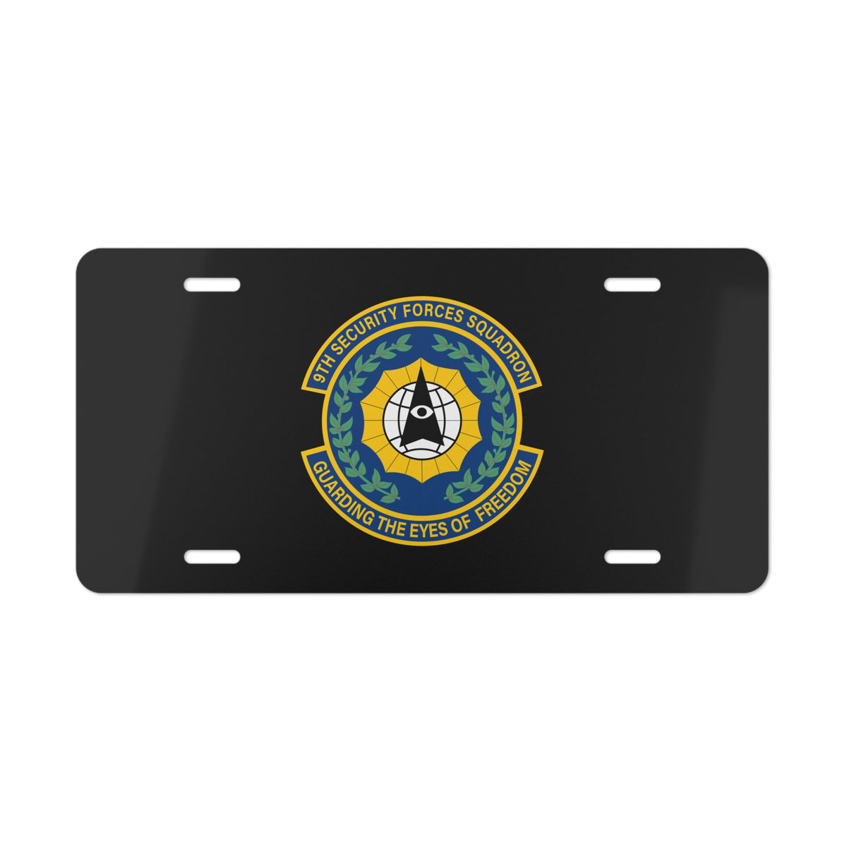 License Plate - USAF - 9th Security Forces Squadron wo txt X 300