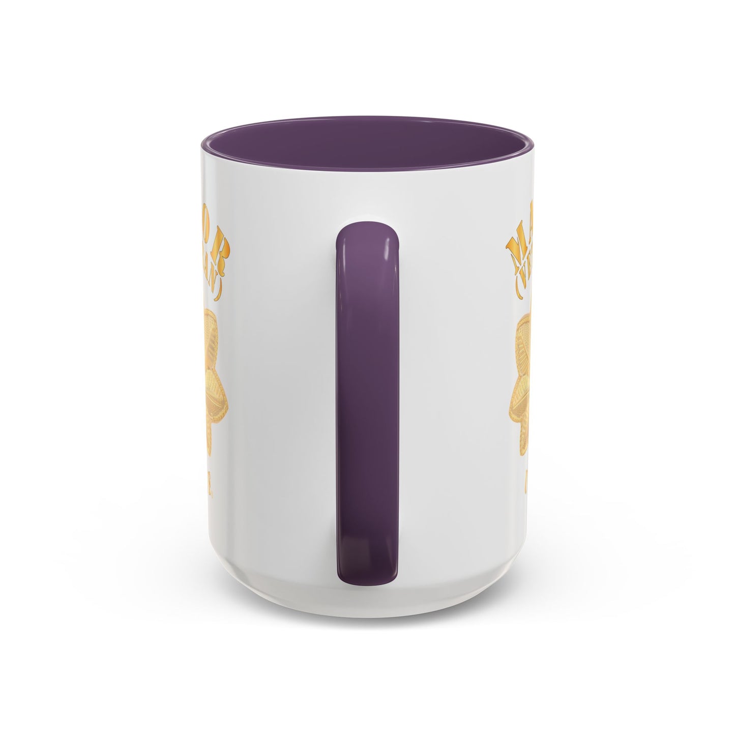 Accent Coffee Mug (11oz & 15oz) - USAF - Major - Veteran - USAF X 300
