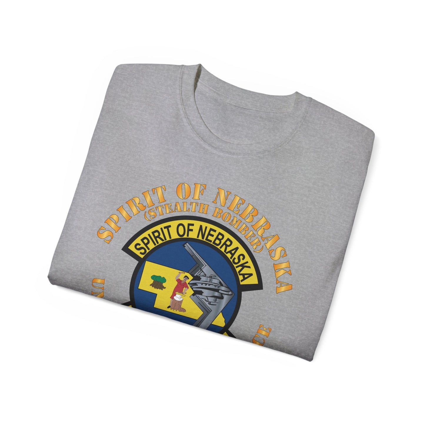 Unisex Ultra Cotton Tee - USAF - B2 - Spirit of Nebraska - Stealth Bomber X 300