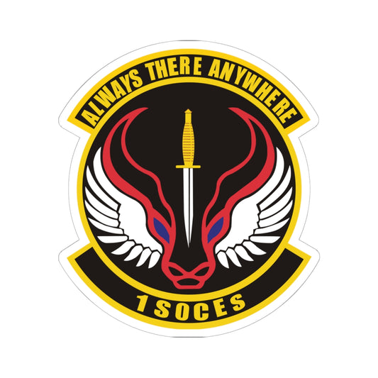 Kiss-Cut Stickers - USAF - 1st Special Operations Civil Engineer Sq wo txt