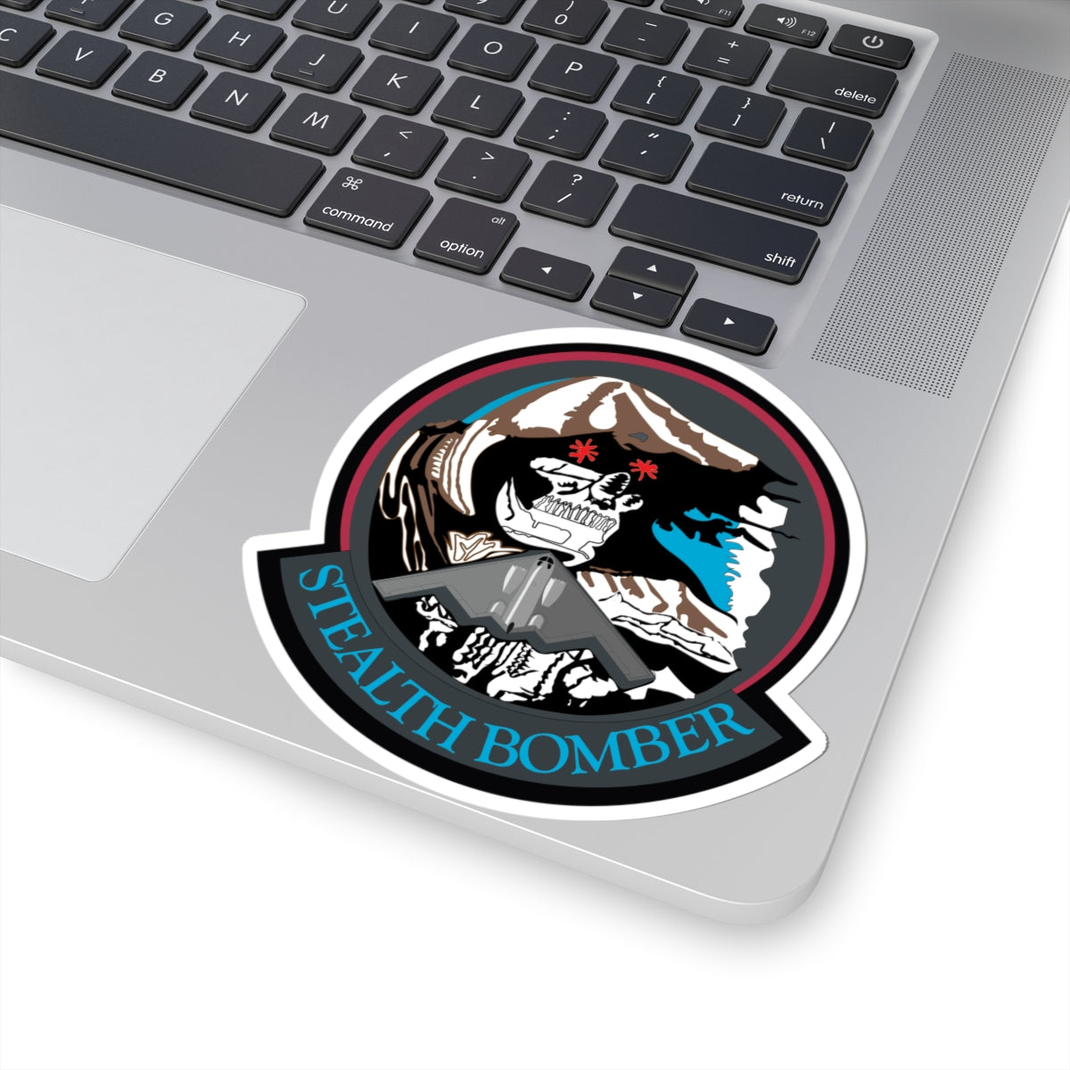 Kiss-Cut Stickers - USAF - B2 - Grim Reaper - Stealth Bomber wo txt X 300