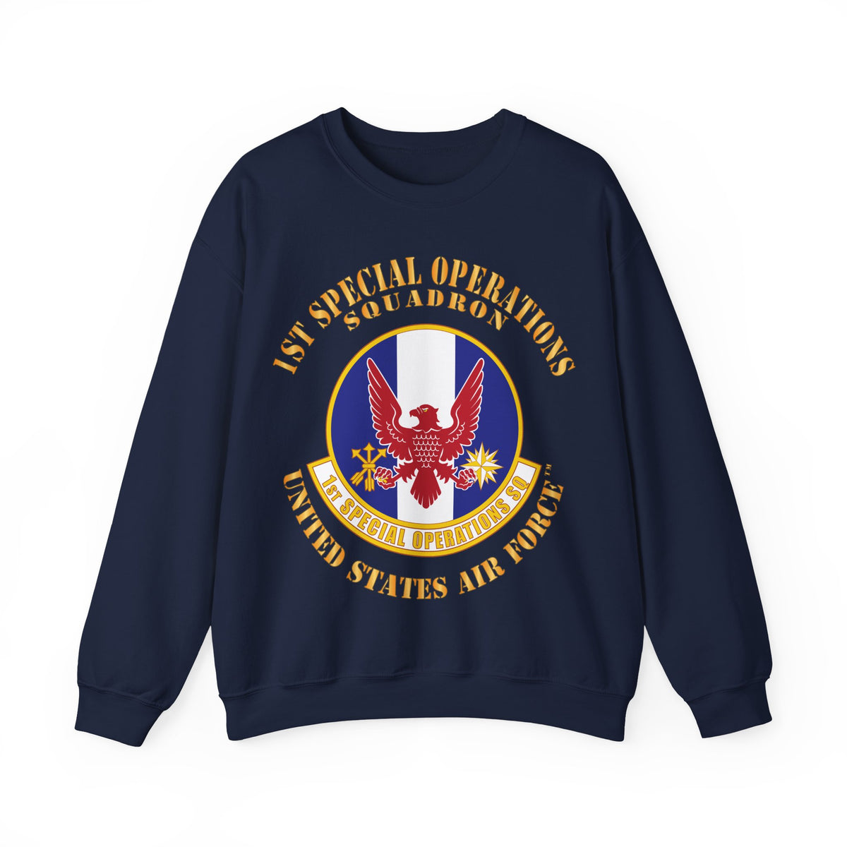 Crewneck Sweatshirt - USAF - 1st Special Operations Squadron X 300