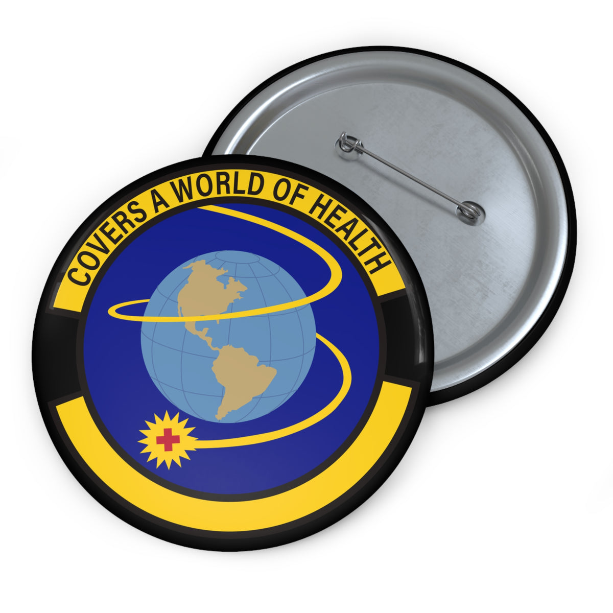 Custom Pin Button - USAF - 4th Operational Medical Readiness Sq wo txt X 300