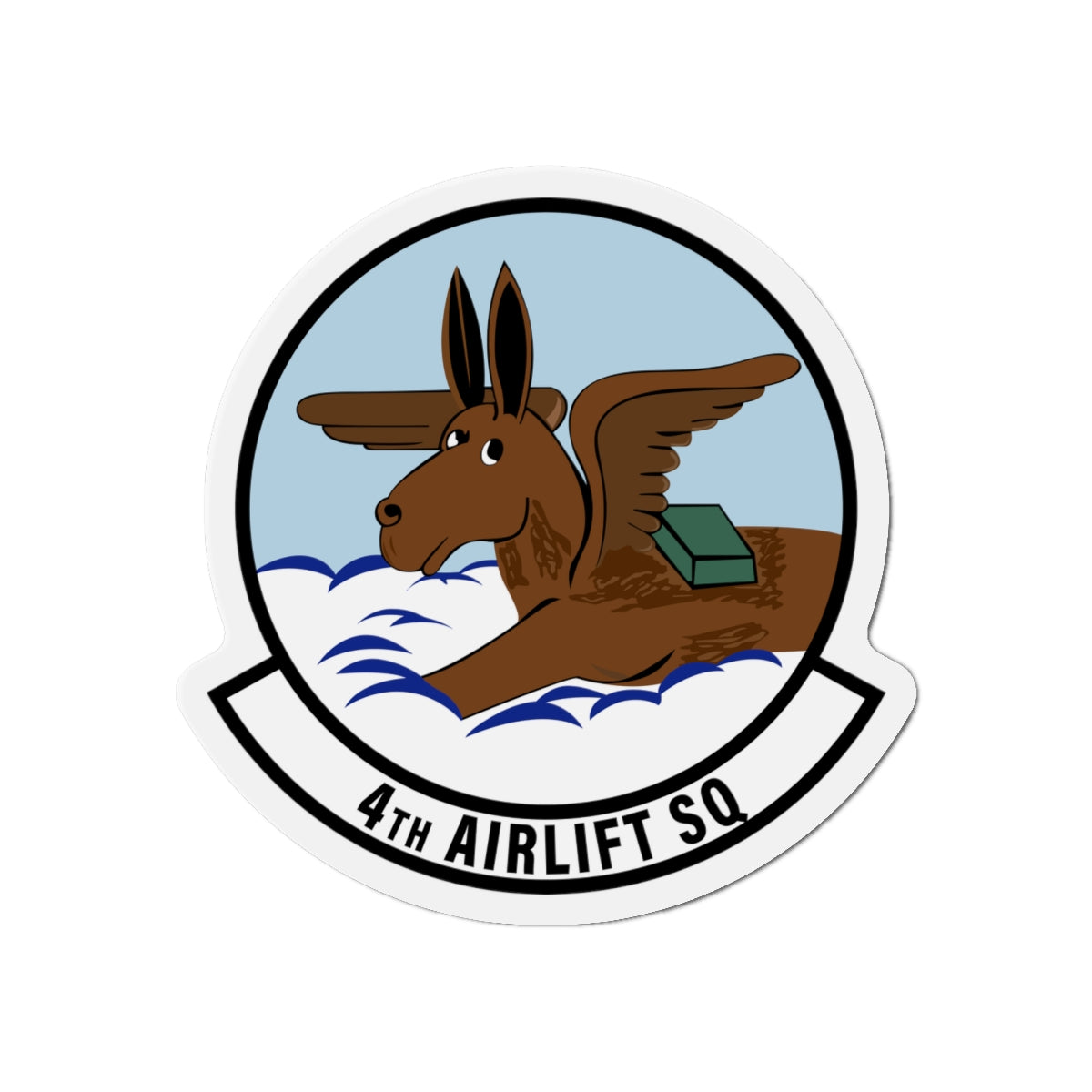 Die-Cut Magnet - USAF - 4th Airlift Squadron wo txt X 300