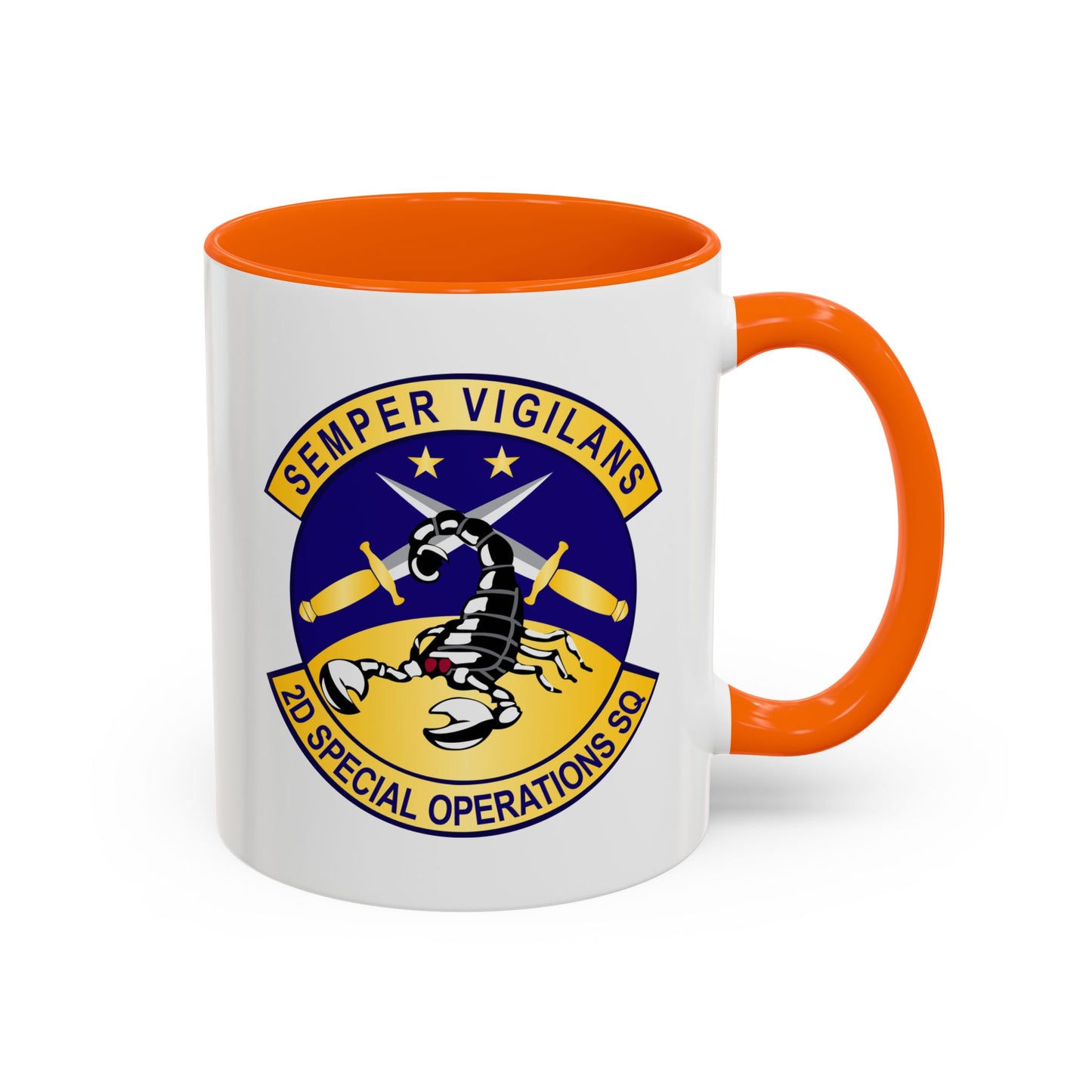 Accent Coffee Mug (11oz & 15oz) - USAFSOF - 2nd Special Operations Squadron wo Txt