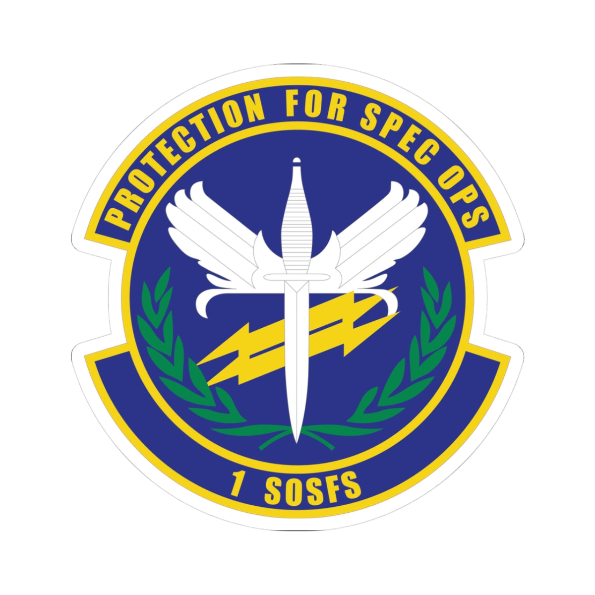 Kiss-Cut Stickers - USAF - 1st Special Operations Security Forces Squadron wo txt