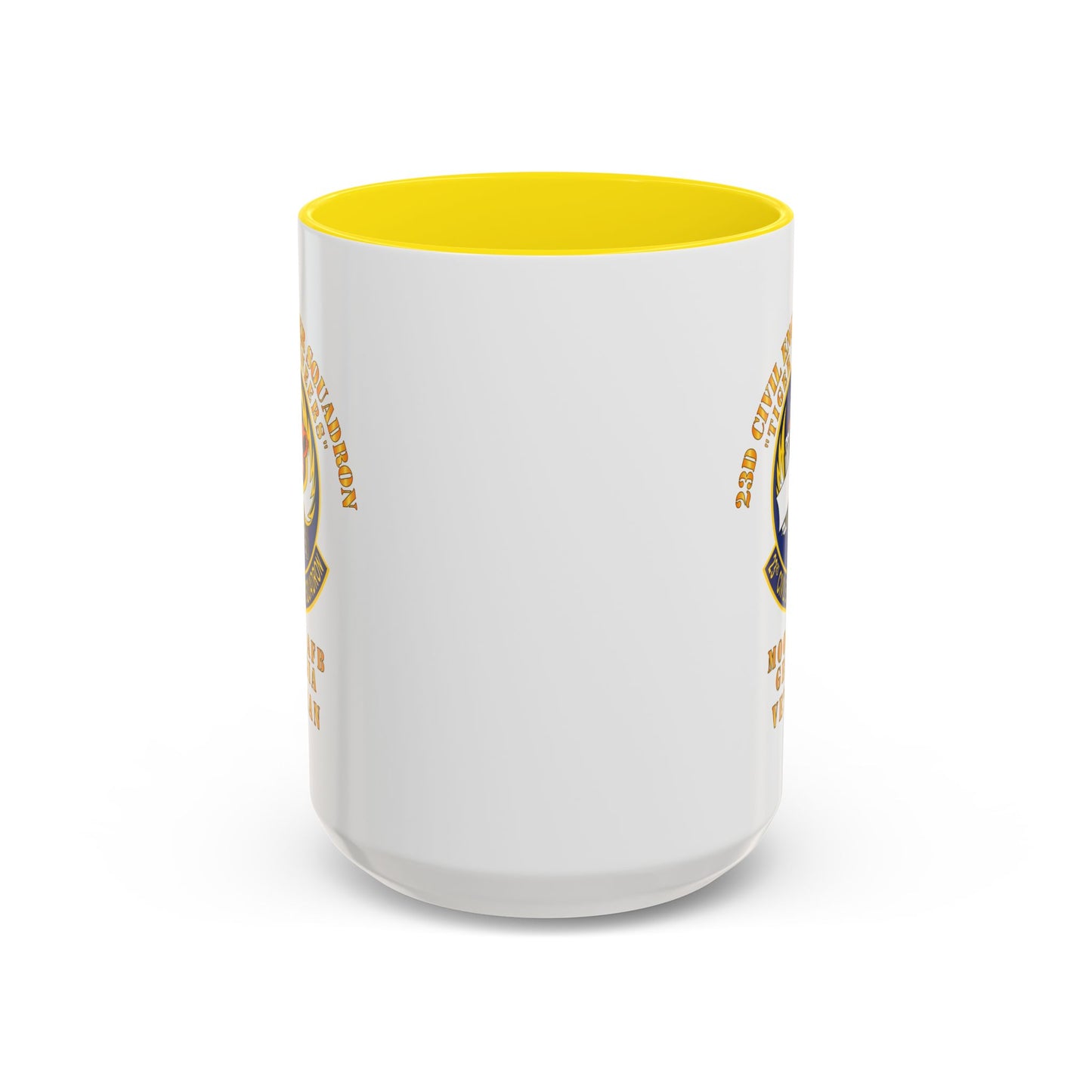 Accent Coffee Mug (11oz & 15oz) - USAF - 23d Civil Engineer Squadron - Tiger Engineers - Moody AFB, GA