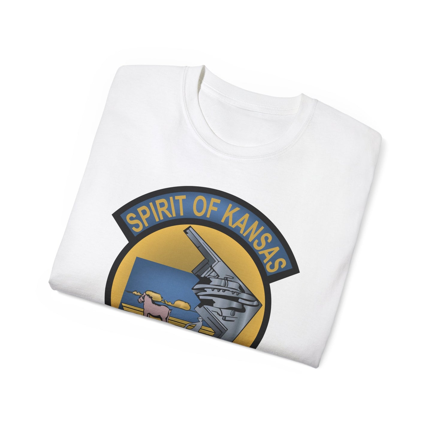 Unisex Ultra Cotton Tee - USAF - B2 - Spirit of Kansas - Stealth Bomber wo txt X 300