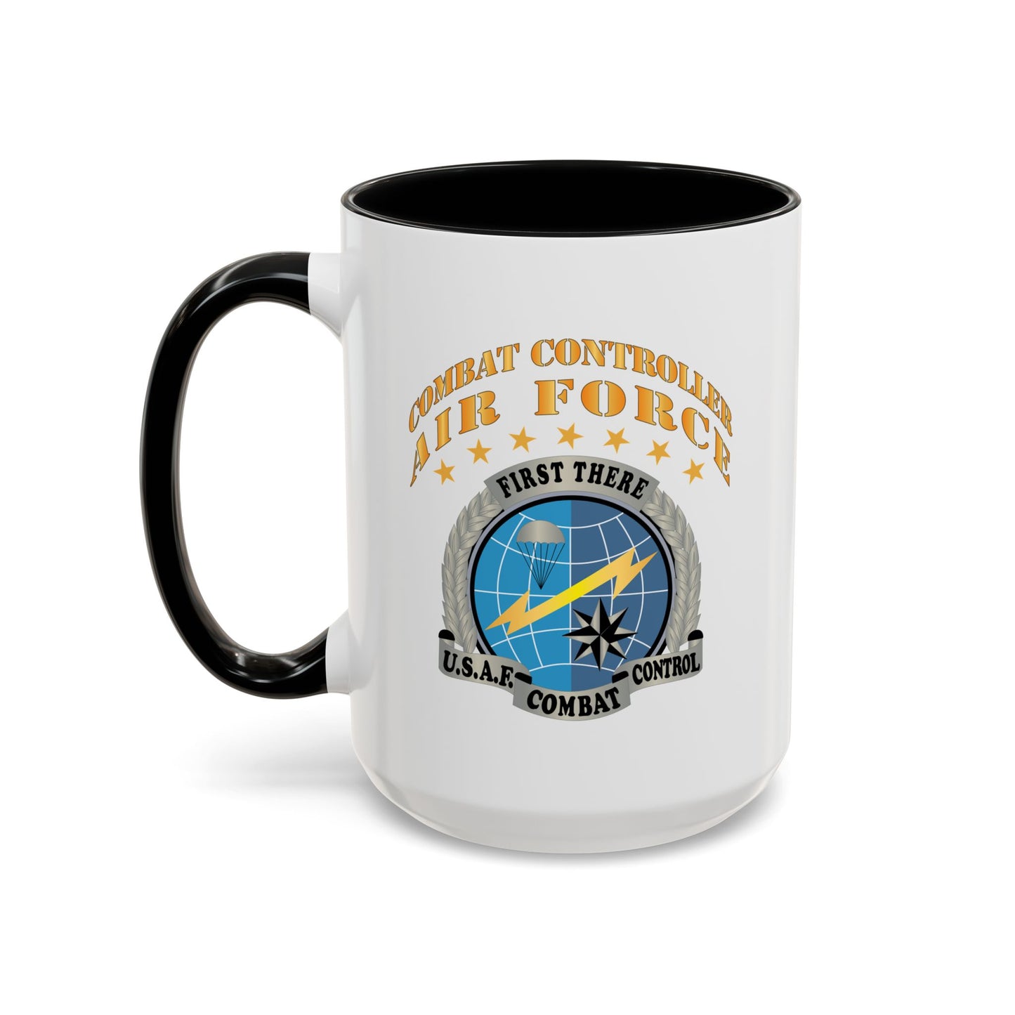 Accent Coffee Mug (11oz & 15oz) - USAF - Combat Controller X 300