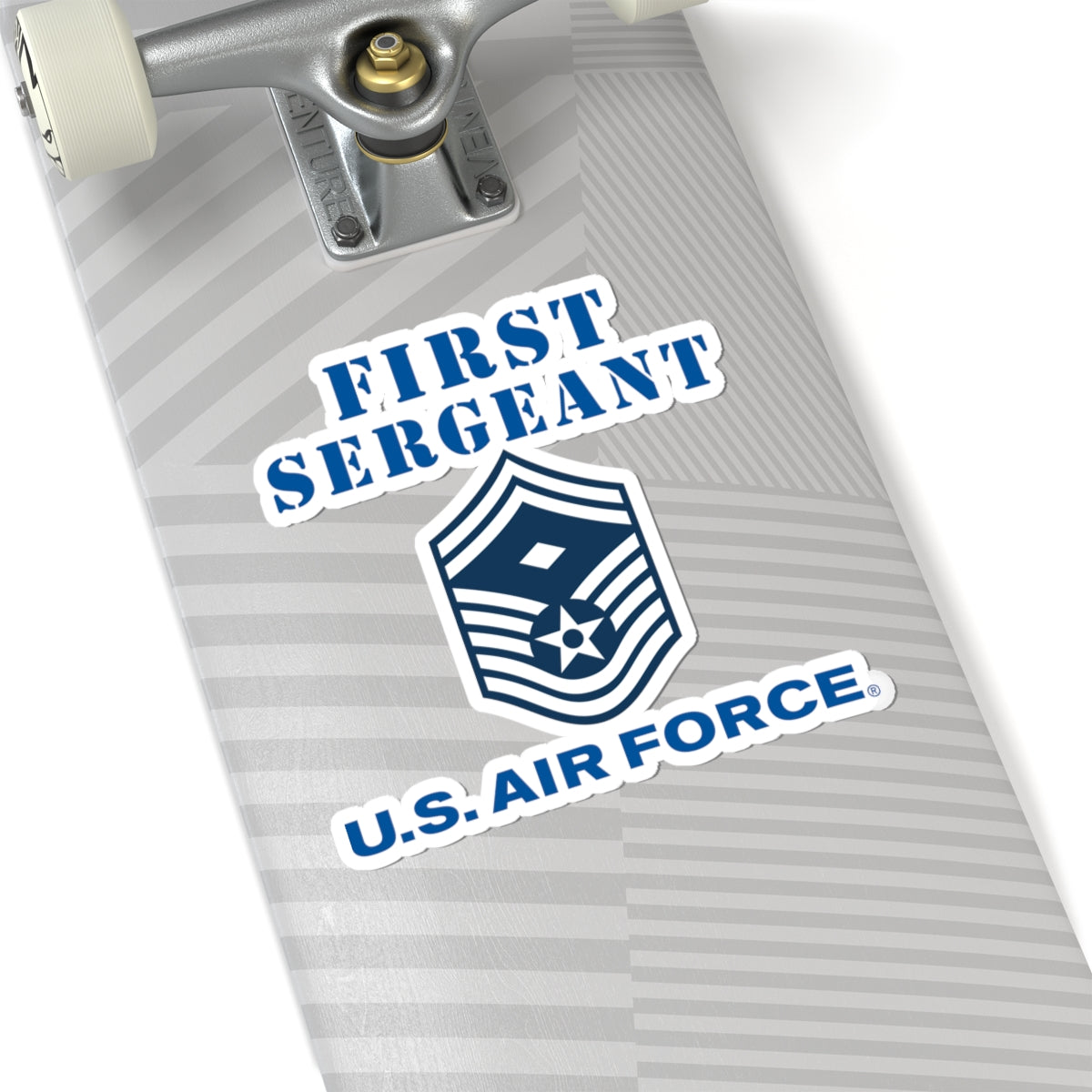 Kiss-Cut Stickers - USAF - First Sergeant (E8b) - 2020 - US Air Force w Text X 300