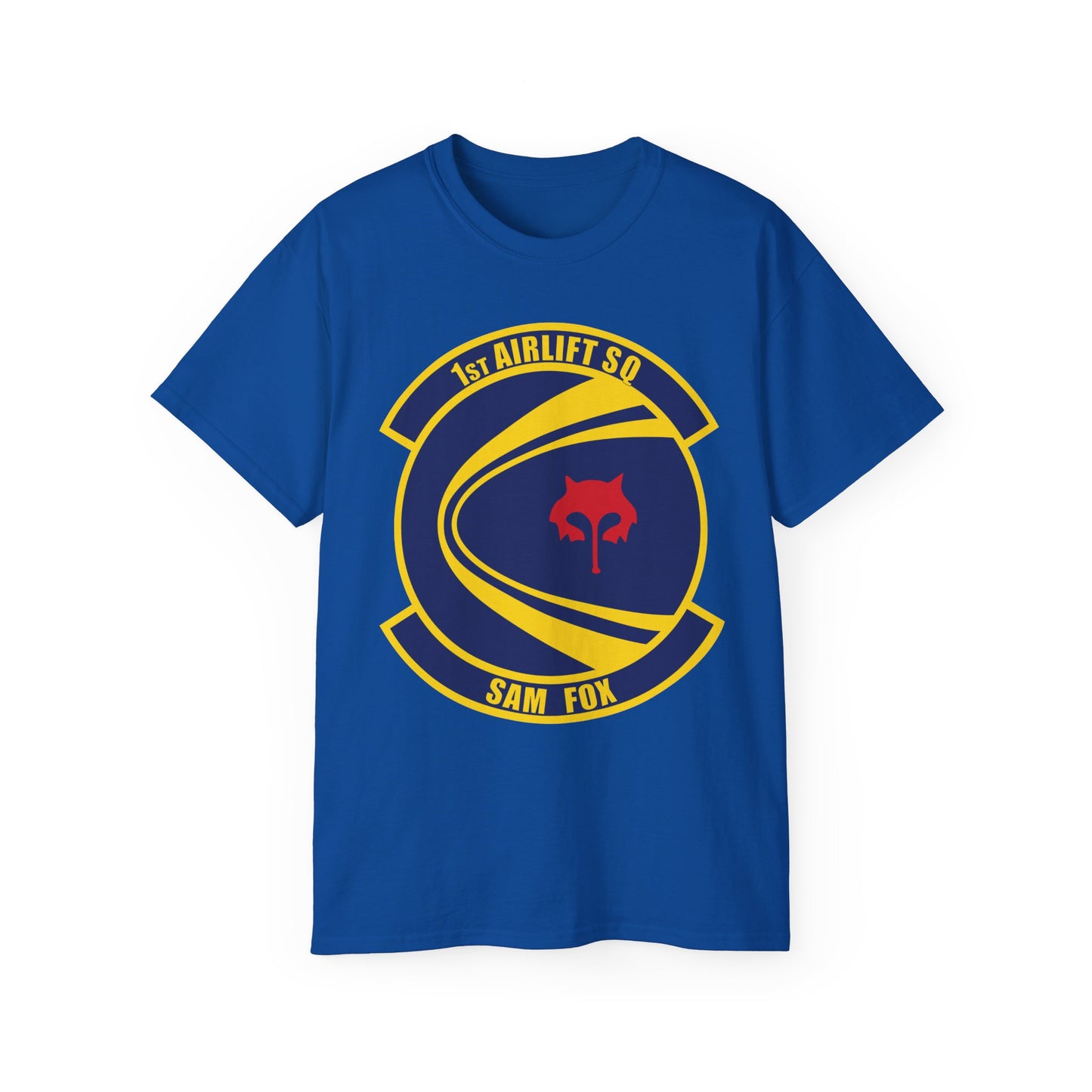 Unisex Ultra Cotton Tee - USAF - 1st Airlift Squadron wo txt X 300