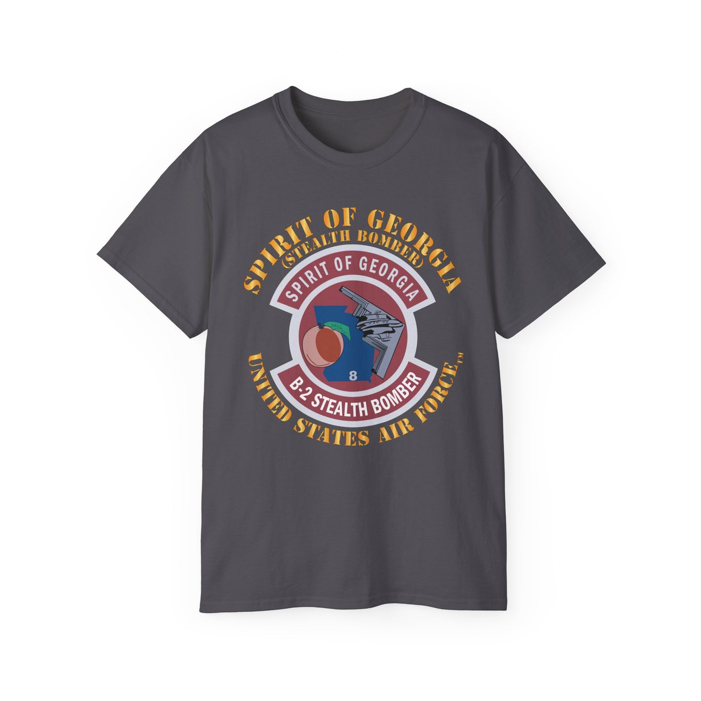 Unisex Ultra Cotton Tee - USAF - B2 - Spirit of Georgia - Stealth Bomber X 300