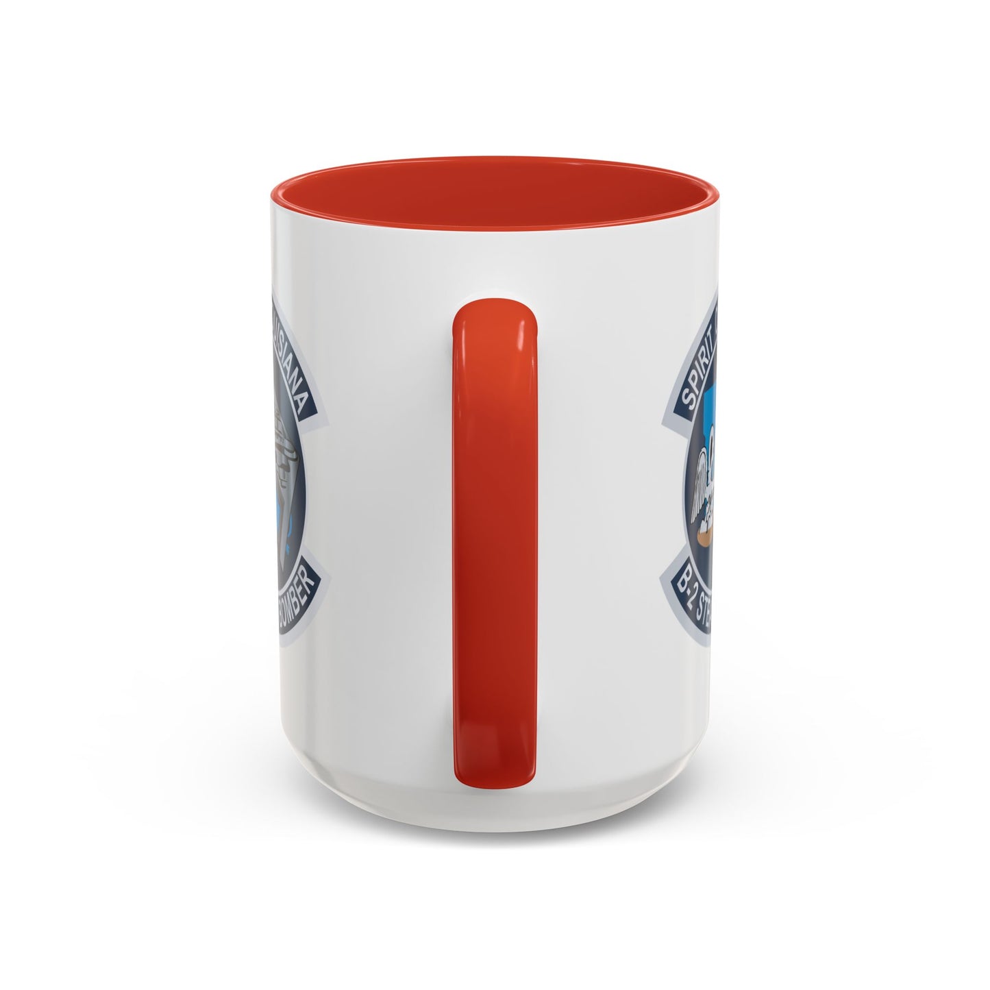 Accent Coffee Mug (11oz & 15oz) - USAF - B2 - Spirit of Louisiana - Stealth Bomber wo txt X 300