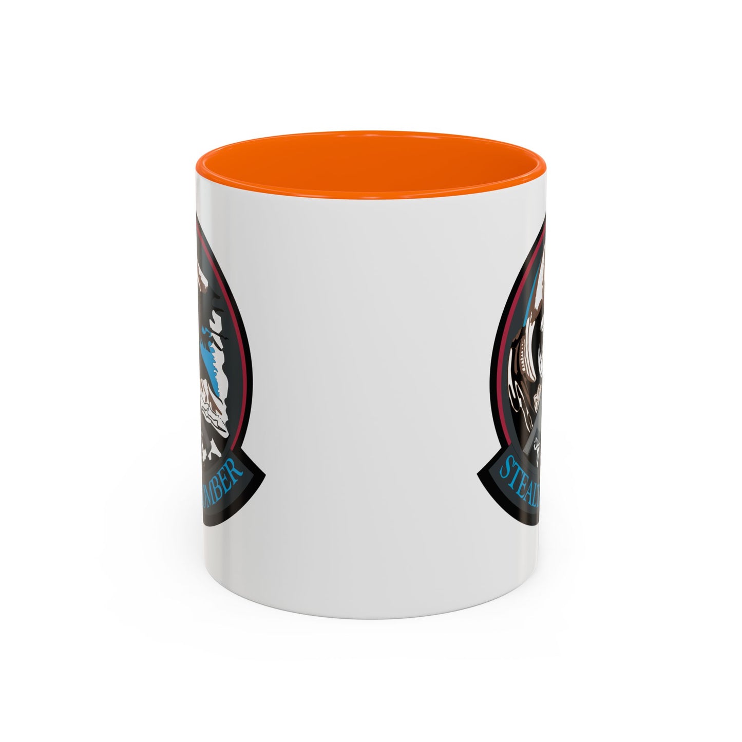 Accent Coffee Mug (11oz & 15oz) - USAF - B2 - Grim Reaper - Stealth Bomber wo txt X 300