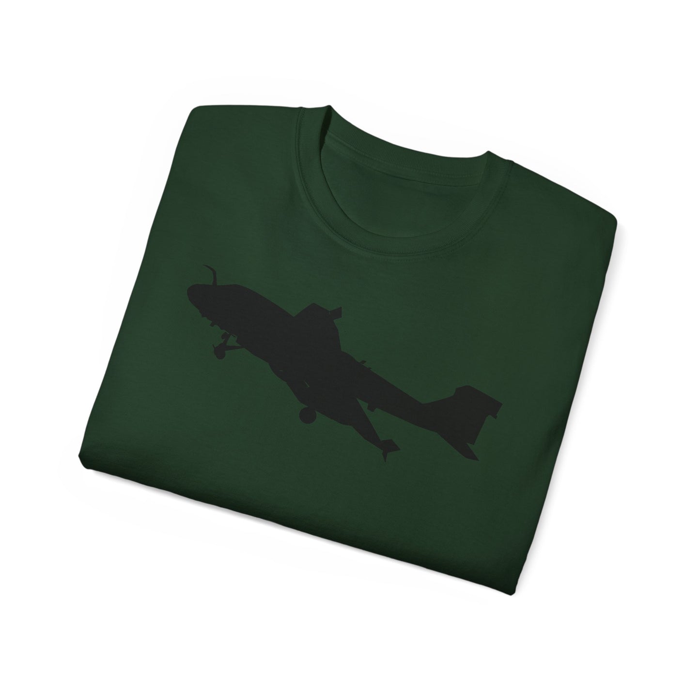Unisex Ultra Cotton Tee - Aircraft - Navy - A-6A Intruder - Silhouette X 300