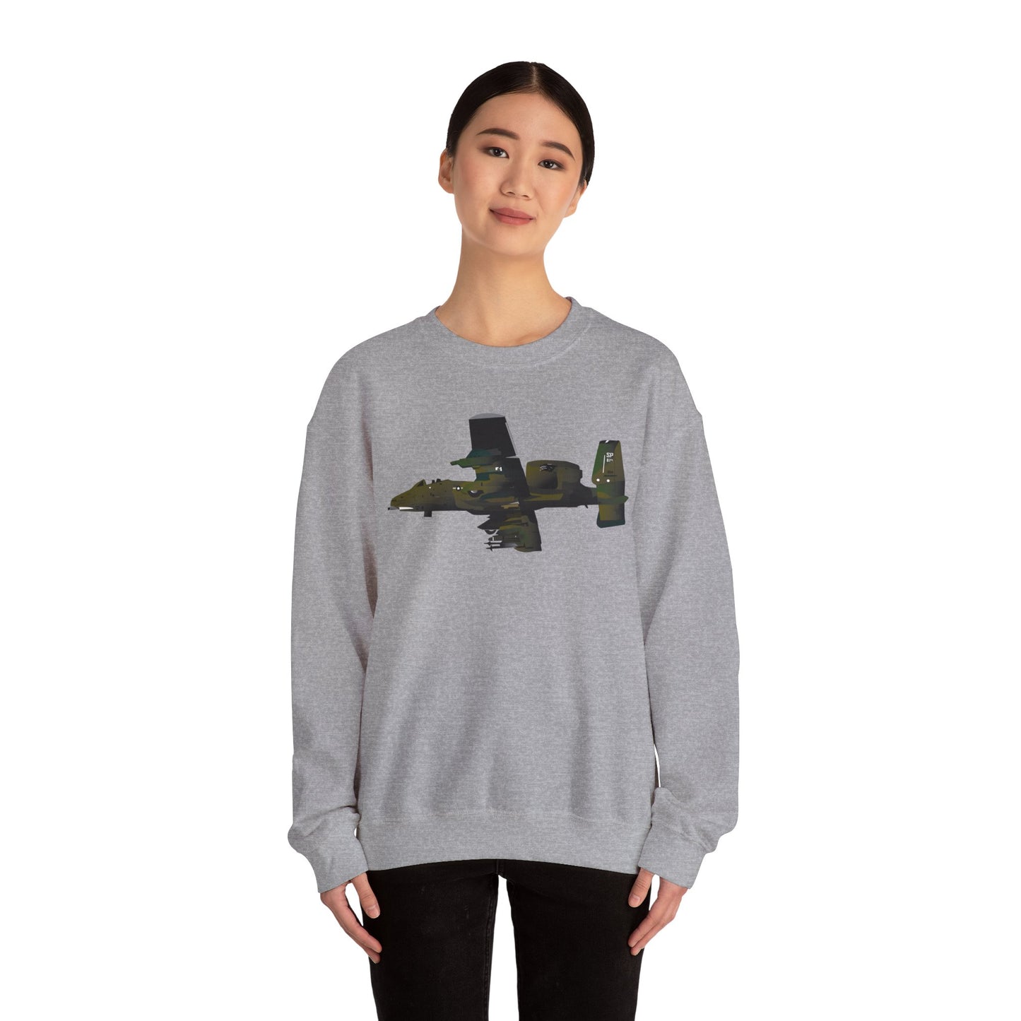 Crewneck Sweatshirt - Aircraft - A-10 Wart Hog X 300