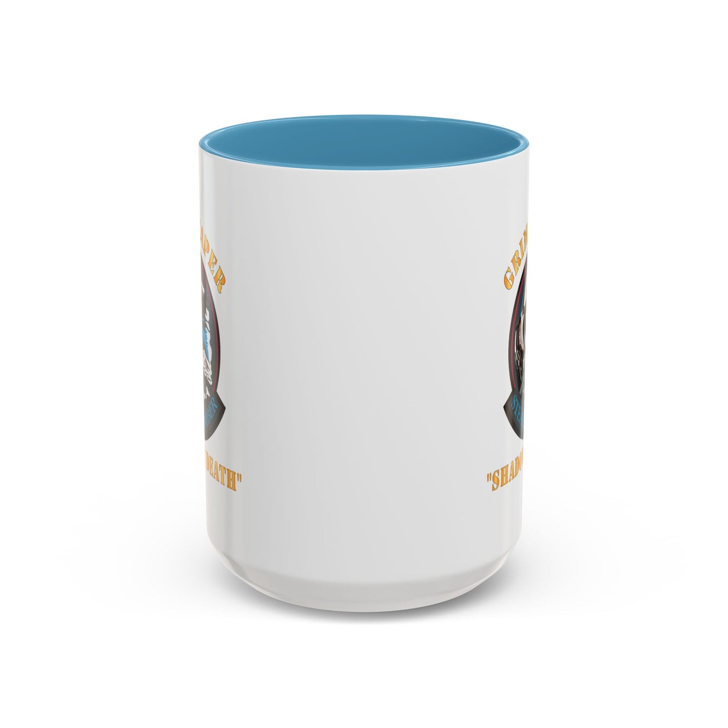 Accent Coffee Mug (11oz & 15oz) - USAF - B2 - Grim Reaper - Stealth Bomber X 300