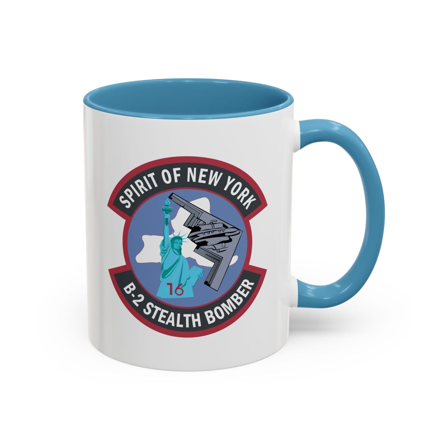 Accent Coffee Mug (11oz & 15oz) - USAF - B2 - Spirit of New York - Stealth Bomber wo txt X 300