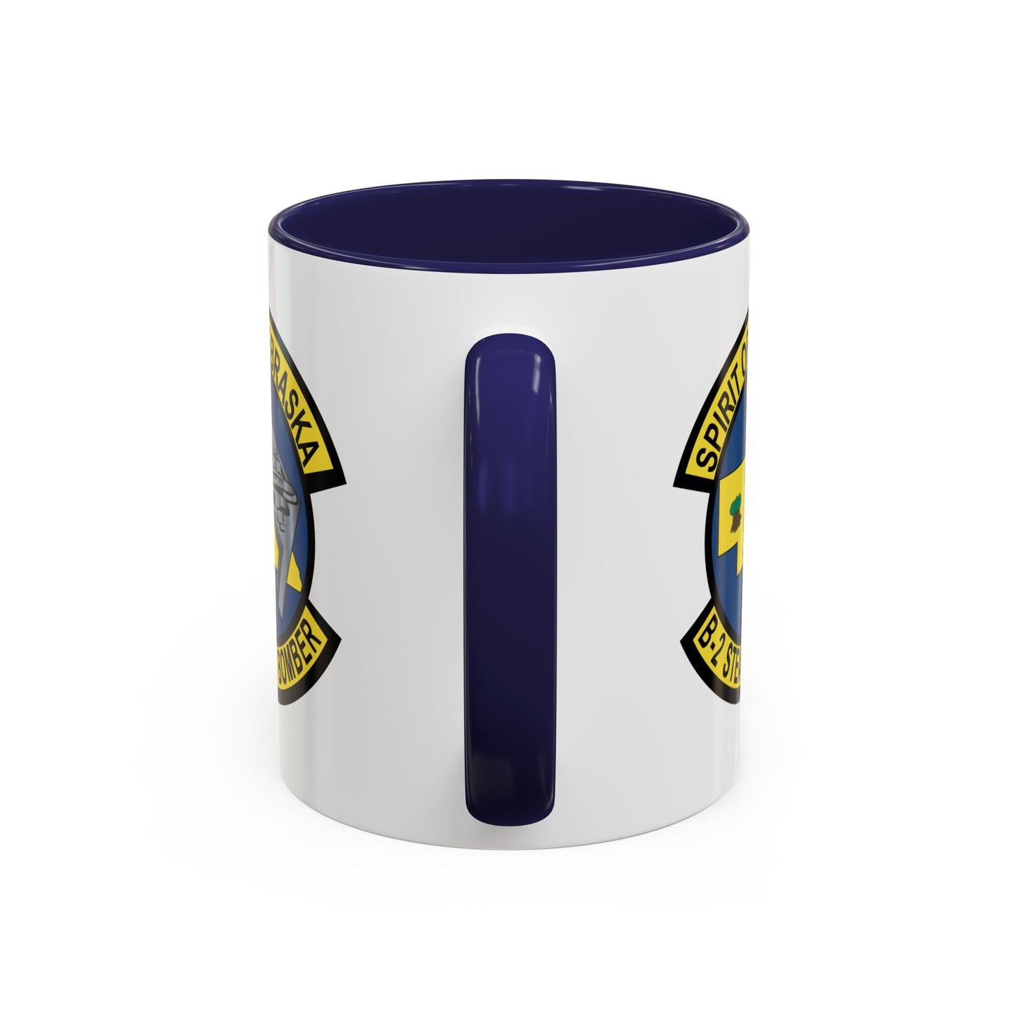 Accent Coffee Mug (11oz & 15oz) - USAF - B2 - Spirit of Nebraska - Stealth Bomber wo txt X 300