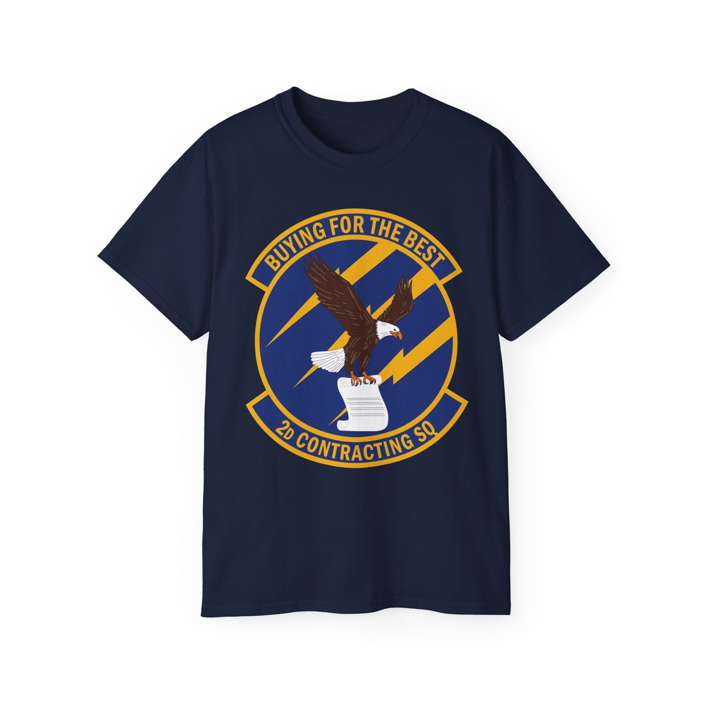 Unisex Ultra Cotton Tee -USAF - 2d Contracting Squadron wo txt