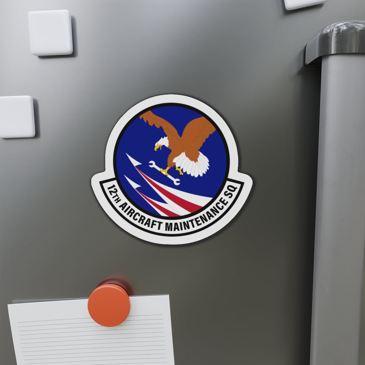 Die-Cut Magnet - USAF - 12th Aircraft Maintenance Squadron wo txt