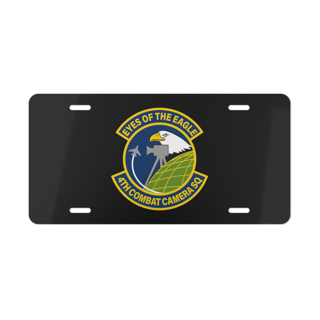 4th Combat Camera Squadron Plate | Air Force Stickers Plus