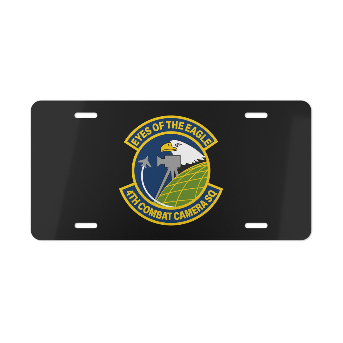 License Plate - USAF - 4th Combat Camera Squadron wo txt X 300