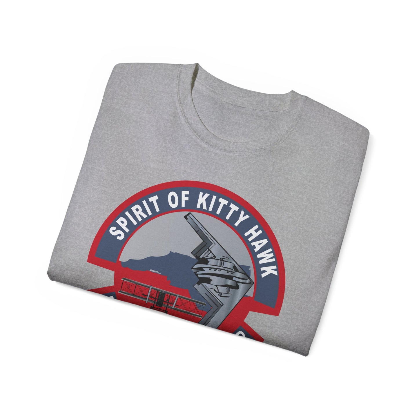 Unisex Ultra Cotton Tee -USAF - B2 - Spirit of Kitty Hawk - Stealth Bomber wo txt X 300