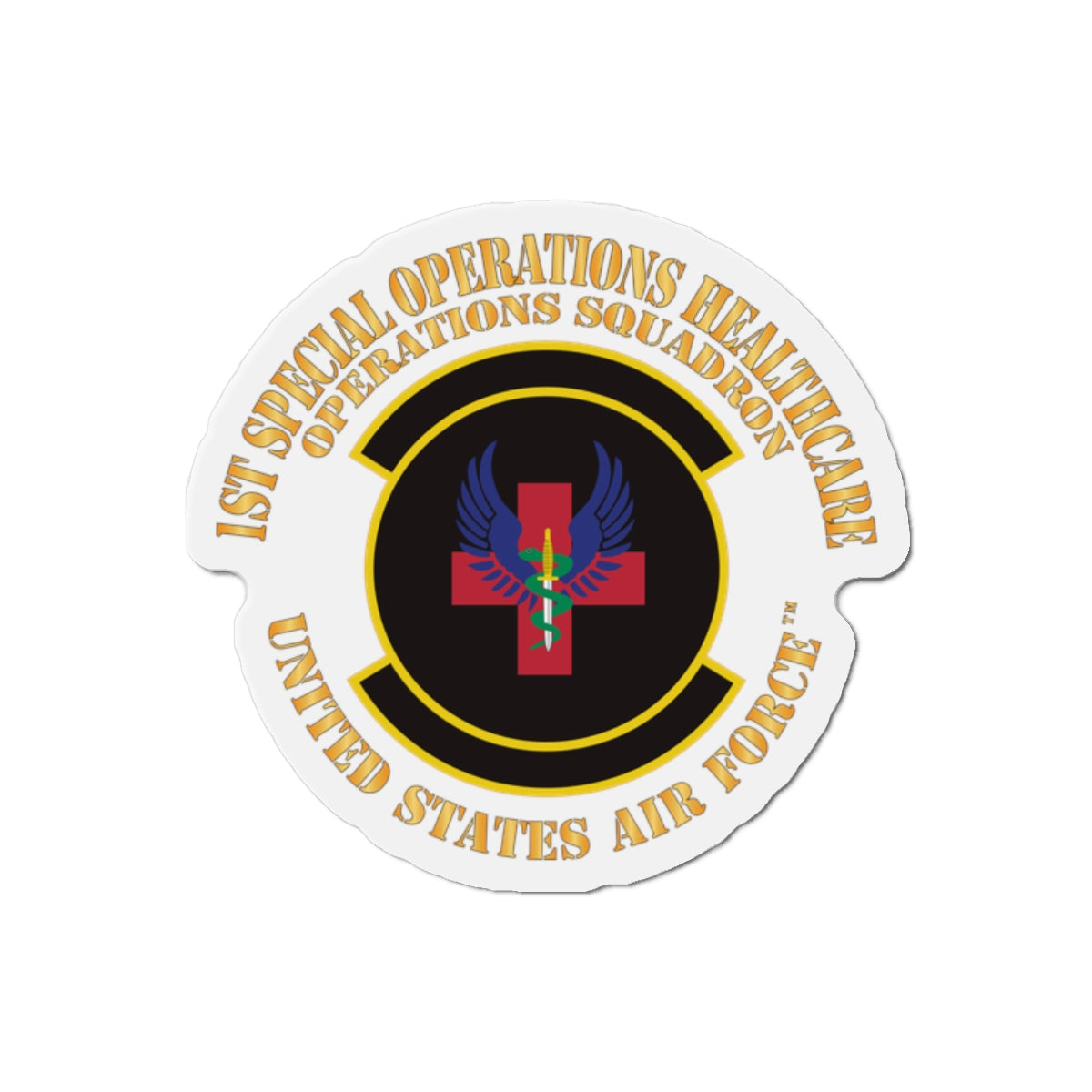 Die-Cut Magnet - USAF - 1st Special Operations Healthcare Operations Squadron X 300