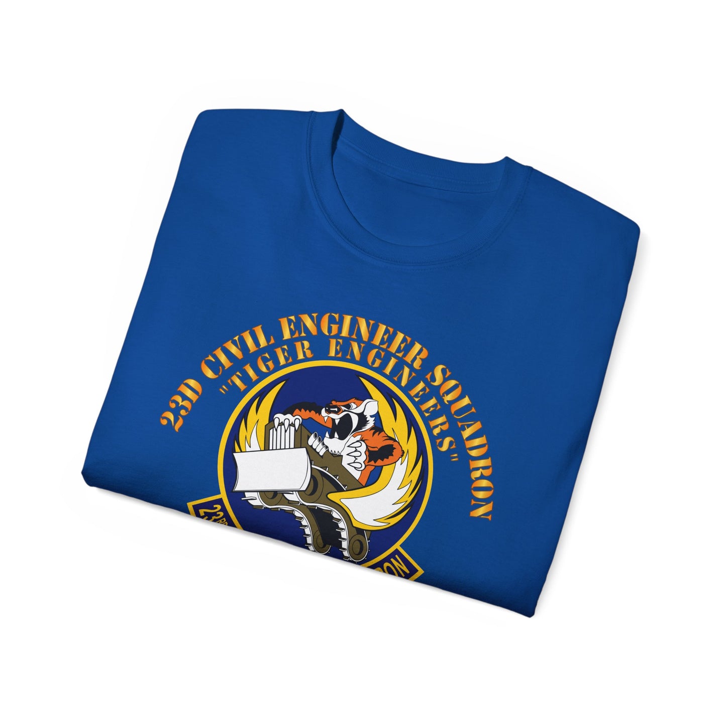 Unisex Ultra Cotton Tee - USAF - 23d Civil Engineer Squadron - Tiger Engineers - Moody AFB, GA