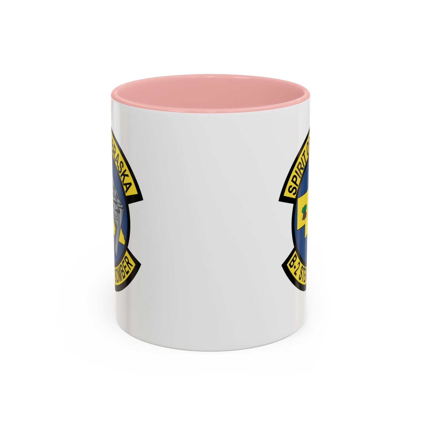 Accent Coffee Mug (11oz & 15oz) - USAF - B2 - Spirit of Nebraska - Stealth Bomber wo txt X 300