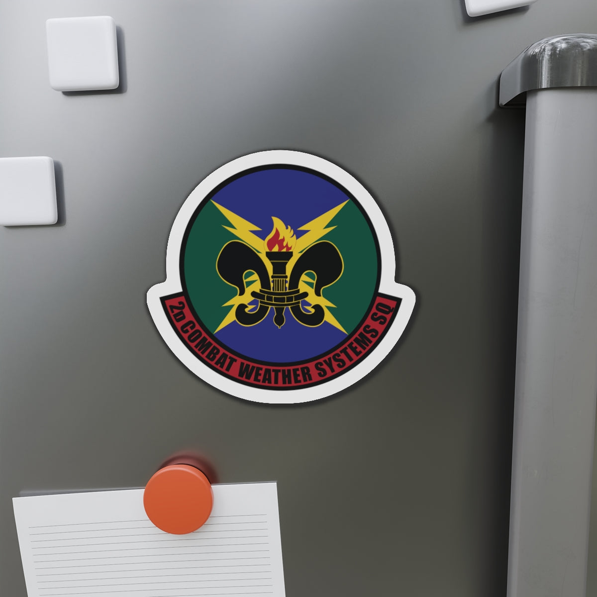 Die-Cut Magnet - USAF - 2d Combat Weather Systems Squadron wo txt