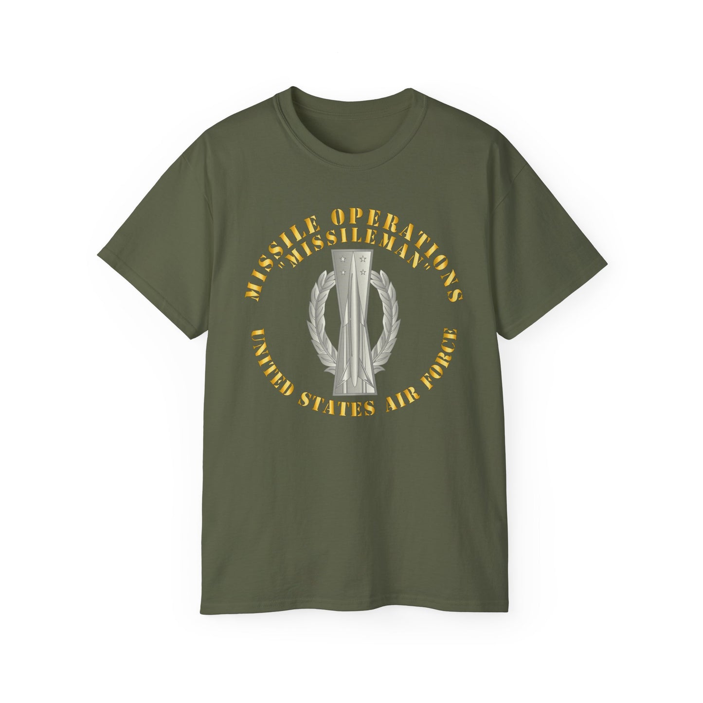 Unisex Ultra Cotton Tee - USAF - Missile Operations - Missileman - Basic