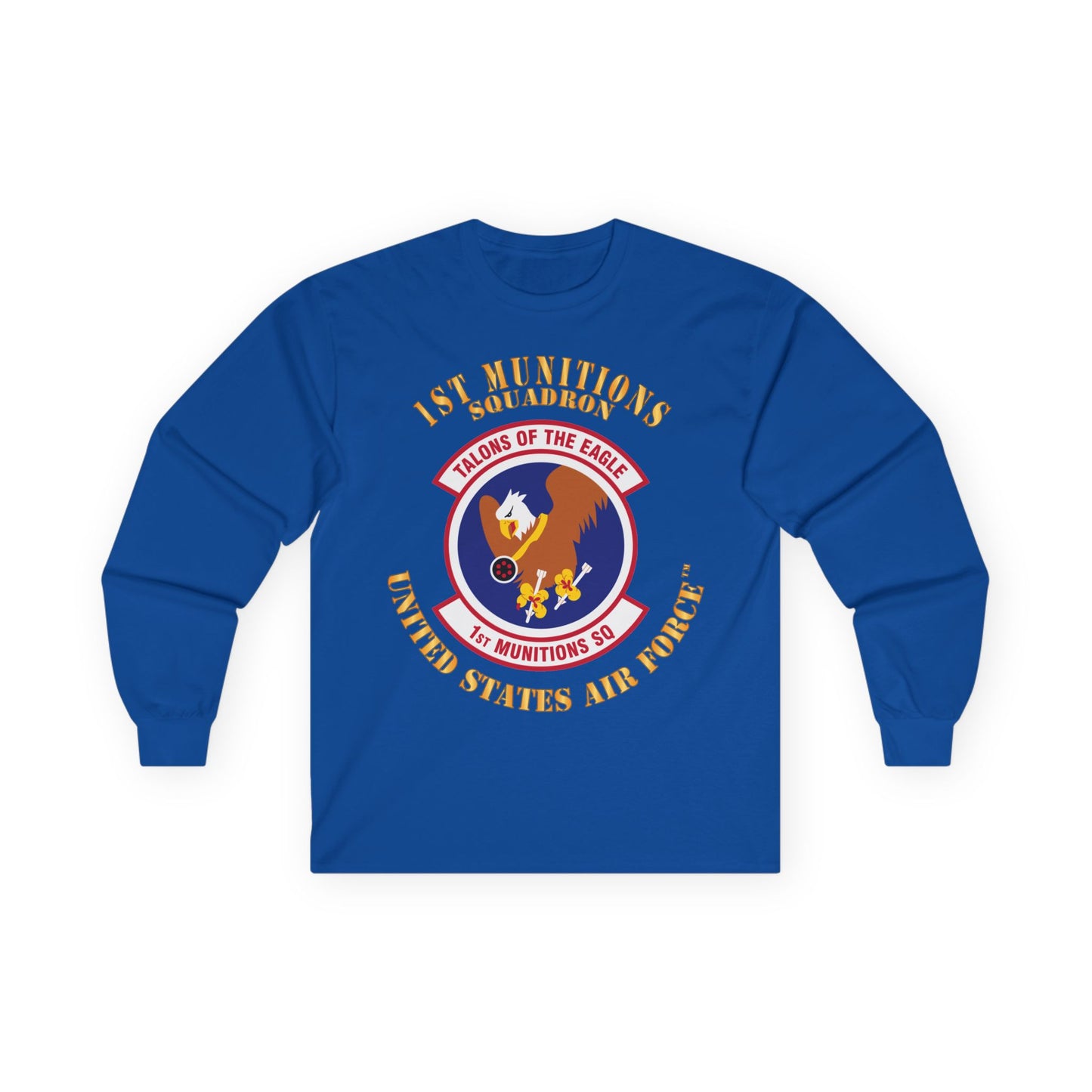 Unisex Ultra Cotton Long Sleeve Tee - USAF - 1st Munitions Squadron (ACC)