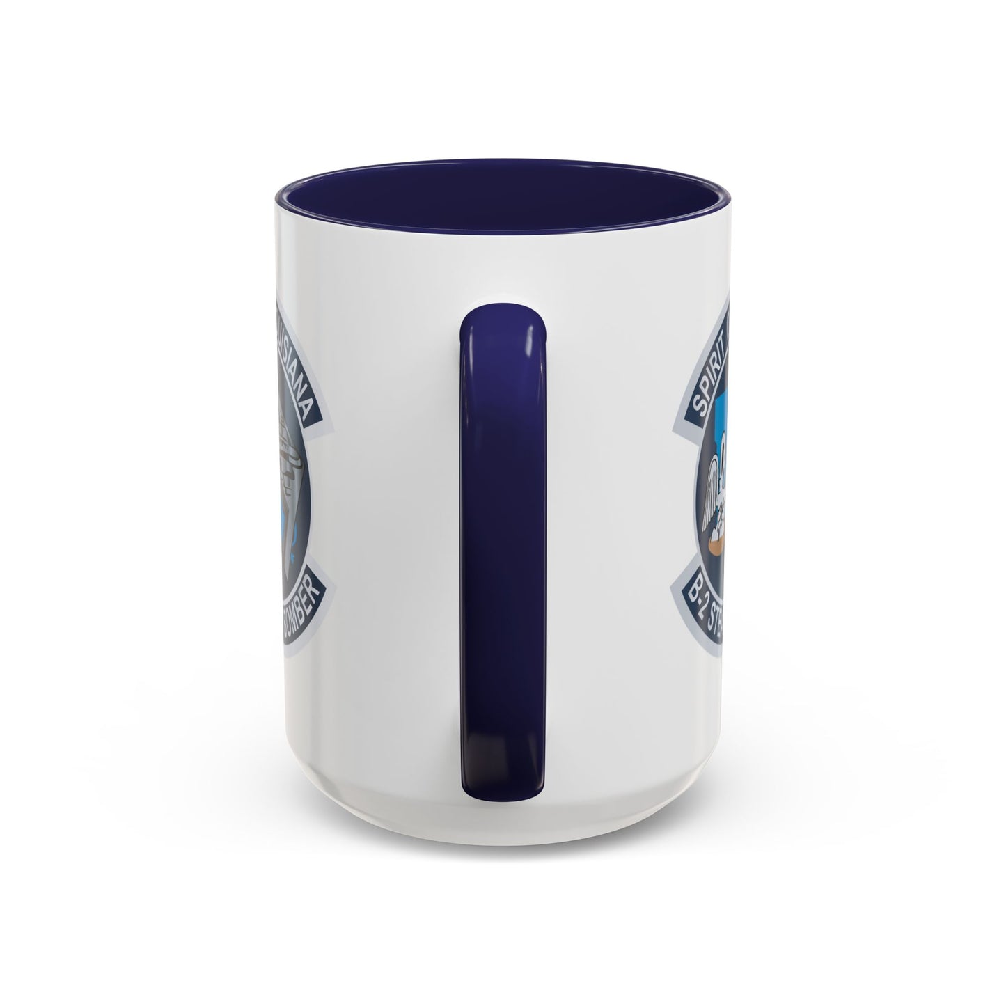 Accent Coffee Mug (11oz & 15oz) - USAF - B2 - Spirit of Louisiana - Stealth Bomber wo txt X 300