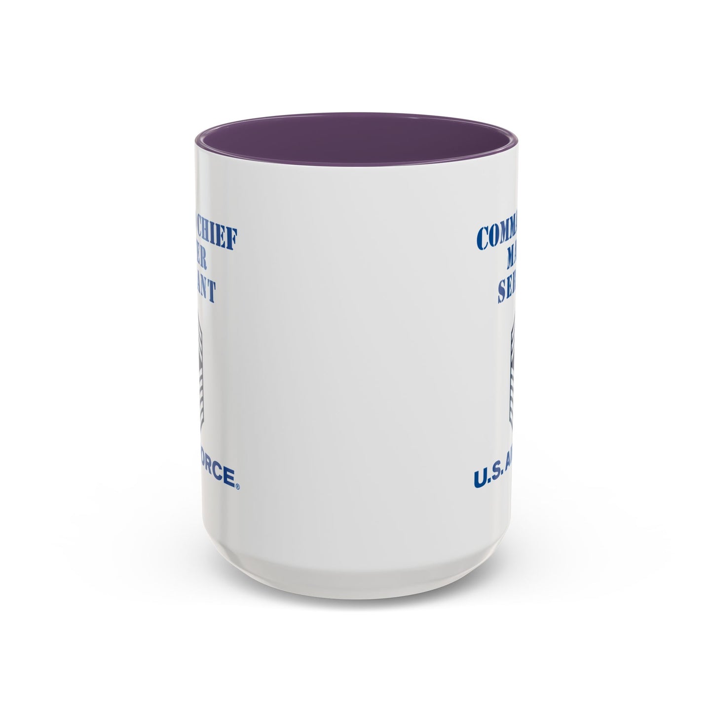 Accent Coffee Mug (11oz & 15oz) - USAF - Command Chief Master Sergeant (E9c) - 2020 - US Air Force w Text X 300