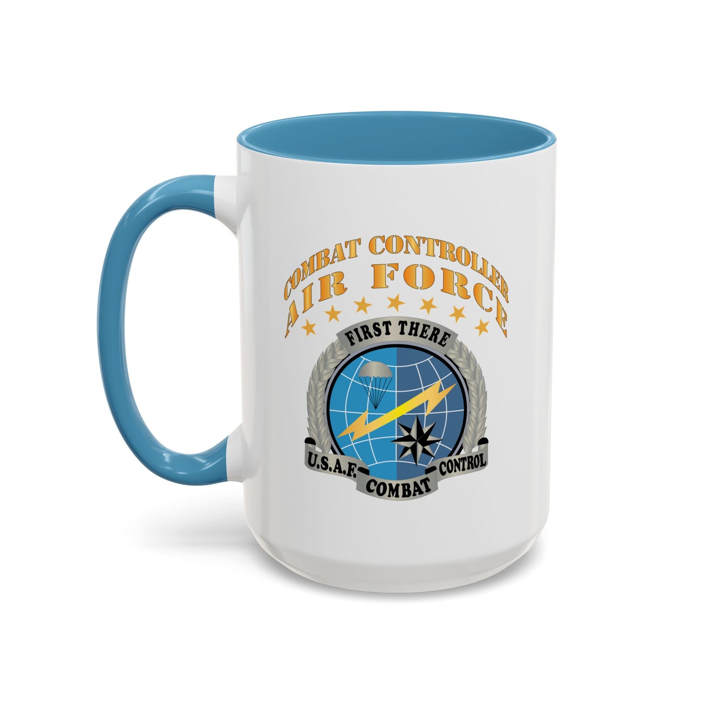 Accent Coffee Mug (11oz & 15oz) - USAF - Combat Controller X 300