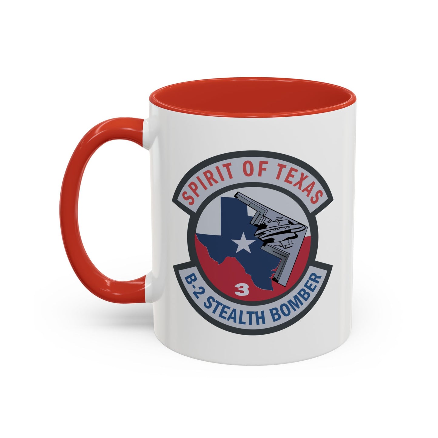 Accent Coffee Mug (11oz & 15oz) - USAF - B2 - Spirit of Texas - Stealth Bomber wo txt X 300