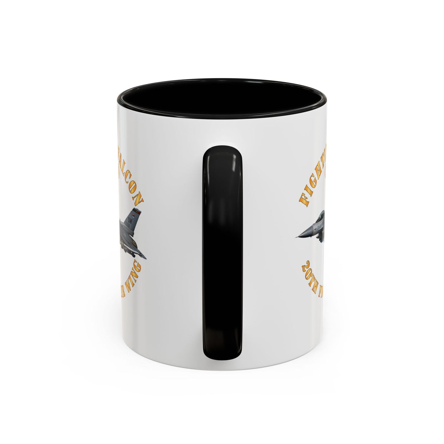 Accent Coffee Mug (11oz & 15oz) - USAF - F-16 Fighting Falcon - 20th Fighter Wing X 300