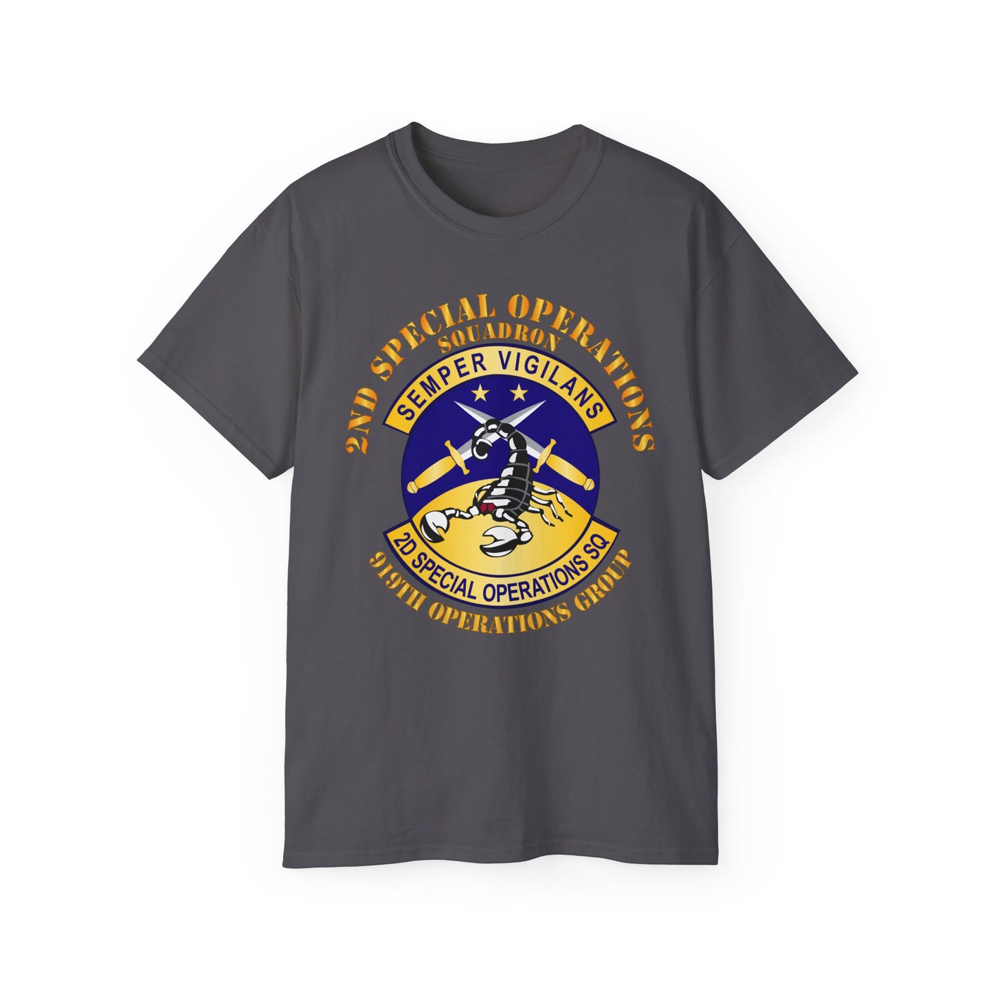 Unisex Ultra Cotton Tee - USAFSOF - 2nd Special Operations Squadron - 919th Operations Group
